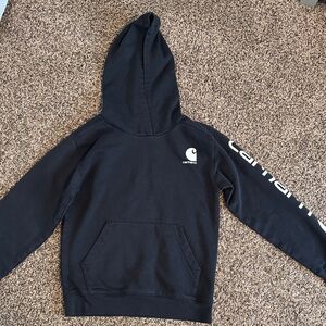 Carhartt Kids Black Sweatshirt with White Logo